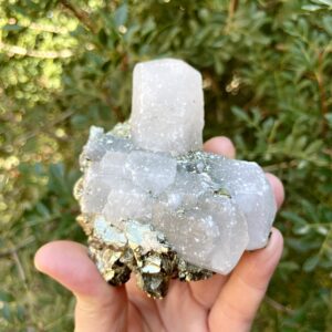 Pyrite Calcite Cluster