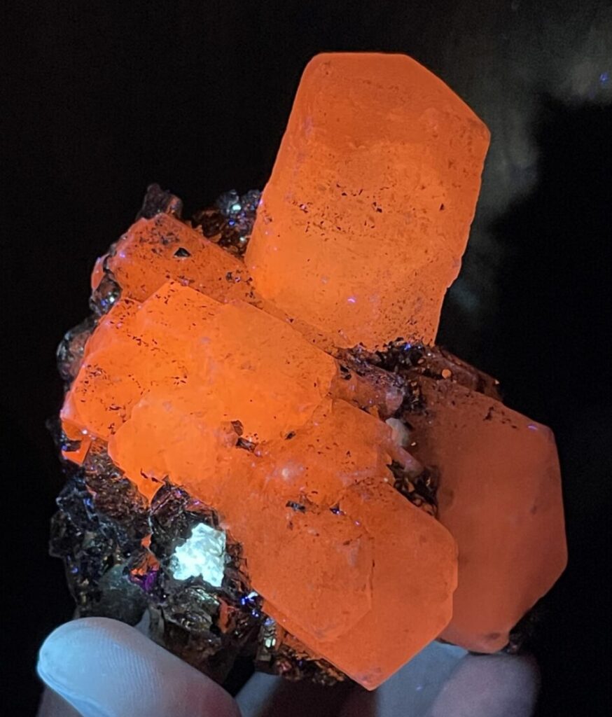 Pyrite Calcite Cluster