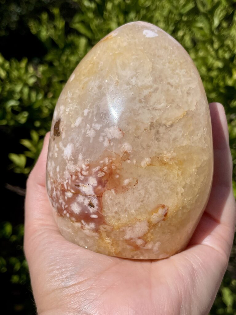 Golden Flower Agate