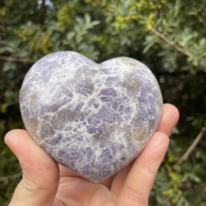 Lepidolite Pink Tourmaline Heart