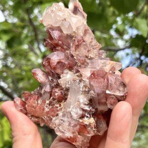 Red DT Hematite Quartz
