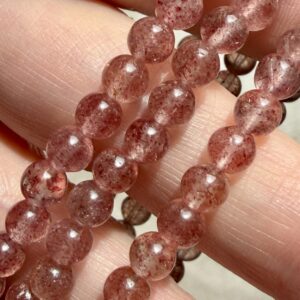 Strawberry Quartz Bracelet 5MM
