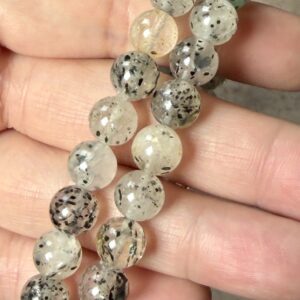 Colorful Biotite Mica in Quartz Bracelet 8.5MM